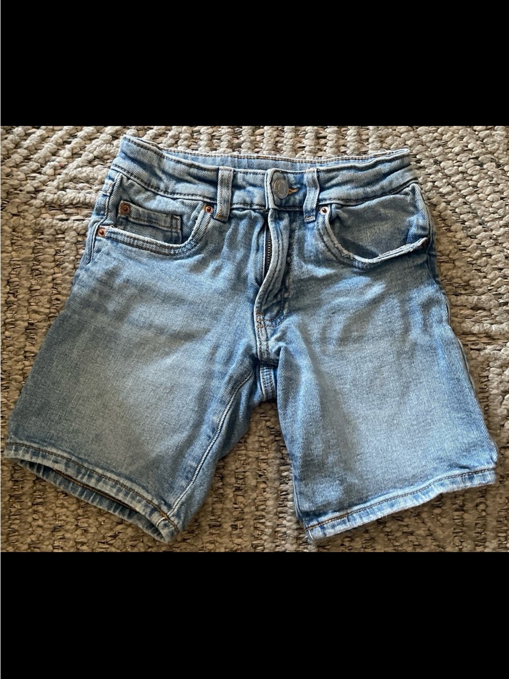 Zara Kids Light Wash Denim Shorts